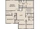 Second floor plan featuring bedrooms, bathrooms, and utility room at 109 Bandimere Pkwy, Dallas, GA 30157