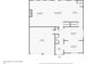 Floor plan showing the first floor including the living room, kitchen, and garage at 5900 Fairington Farms Lane Ln, Stonecrest, GA 30038