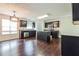 Spacious kitchen features dark cabinetry, stainless appliances, and an island at 5900 Fairington Farms Lane Ln, Stonecrest, GA 30038
