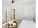 Cozy bedroom with white walls and neutral accents at 1617 Columbia Cir, Decatur, GA 30032