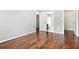 Bedroom view showing bathroom and closet entrance at 786 Brookside Parc Ln, Avondale Estates, GA 30002