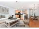 Open living space with kitchen, dining area, and living room at 786 Brookside Parc Ln, Avondale Estates, GA 30002