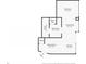 Floorplan featuring bedroom, living room, bathroom, and kitchen at 923 Peachtree Ne St # 932, Atlanta, GA 30309