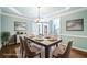 Elegant dining room with stylish table and chairs, perfect for entertaining at 1345 Benbrooke Nw Ln, Acworth, GA 30101