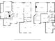 Detailed floor plan showcasing the layout of the two-story home, including all rooms and measurements at 1345 Benbrooke Nw Ln, Acworth, GA 30101