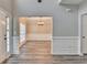 Open entryway with decorative trim that flows into the dining room at 2035 Lena Carter Rd, Buford, GA 30519