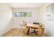 Bright home office space with natural light and wood floors at 3388 Hyland Dr, Decatur, GA 30032