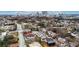 Wide aerial view of the community and city skyline with attractive local neighborhood at 701 Smith St, Atlanta, GA 30310