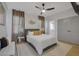Nicely decorated bedroom with a cozy atmosphere and convenient closet space at 701 Smith St, Atlanta, GA 30310