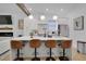 Stylish kitchen with a center island, stainless steel appliances, and modern pendant lighting at 701 Smith St, Atlanta, GA 30310