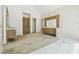 Bathroom with double vanity, vaulted ceilings, and light-filled layout, ready for finishing touches at 141 N. Trace, Alpharetta, GA 30009