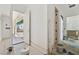Welcoming entryway with natural light and open access to the rest of the home at 141 N. Trace, Alpharetta, GA 30009