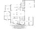 Detailed floor plan showcasing the layout, room dimensions, and total square footage of the property at 141 N. Trace, Alpharetta, GA 30009