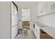 Kitchen with white cabinets, ready for appliances and final touches for a dream cooking space at 141 N. Trace, Alpharetta, GA 30009