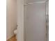 Bathroom featuring tile floors and a glass door shower stall at 2210 Benidorm Ct, South Fulton, GA 30349