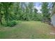 Sprawling backyard with ample green space and lush tree coverage at 276 Indian Creek Dr, Powder Springs, GA 30127