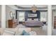 A spacious main bedroom offers natural light, refined decor and comfortable furniture at 2075 Old Georgian Nw Ter, Atlanta, GA 30318