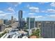 Stunning city view featuring modern high-rise buildings under a bright blue, partially cloudy sky at 3325 Piedmont Ne Rd # 2501, Atlanta, GA 30305