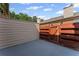 A fenced patio space, perfect for outdoor relaxation and privacy at 2886 Webb Bridge Rd, Alpharetta, GA 30009