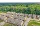 Expansive residential neighborhood showcasing rows of well-maintained townhomes and green spaces, highlighting modern community planning and design at 613 Harrington Hls, Decatur, GA 30032
