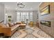 Bright living room with hardwood floors and natural light at 613 Harrington Hls, Decatur, GA 30032