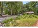 Quaint single-story home surrounded by lush greenery, offering a serene and private setting at 652 Post Oak Rd, Jonesboro, GA 30238