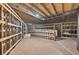 Unfinished attic space with metal framing, ready for customization and expansion at 1730 Etchison Spur, Loganville, GA 30052