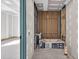 Unfinished bathroom space includes a tub ready for install and space to customize the area at 1730 Etchison Spur, Loganville, GA 30052