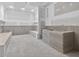 Bathroom under construction showing the shower and tub, with modern design at 1730 Etchison Spur, Loganville, GA 30052