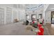 Spacious living room under construction with tall ceilings and lots of natural light at 1730 Etchison Spur, Loganville, GA 30052