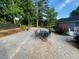 Inviting backyard showcasing a patterned concrete patio and outdoor seating area for relaxation and entertaining at 284 Regal Dr, Lawrenceville, GA 30046