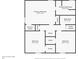 Second floor layout featuring primary bedroom suite, two additional bedrooms and closet space at 1105 Tom Lane Ln, Marietta, GA 30066