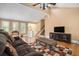 Cozy living room featuring hardwood floors, neutral paint and stairway access to the second floor at 1105 Tom Lane Ln, Marietta, GA 30066