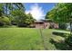Sprawling backyard with lush greenery and trees, offers ample space for activities at 255 Jade Cove Dr, Roswell, GA 30075