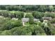 Stunning aerial shot showcasing multiple houses with lush trees and green lawns at 562 Pine Valley Se Rd, Marietta, GA 30067