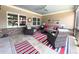 Charming screened-in patio with comfortable seating and stylish decor at 848 Rolling Nw Hl, Kennesaw, GA 30152