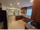 Spacious kitchen with stainless steel appliances and an island with bar seating at 1106 Sharonton Way, Stone Mountain, GA 30083