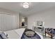 Bright bedroom showcasing a vanity, closet, and inviting decor for a relaxing atmosphere at 127 Bradshaw Park Dr, Woodstock, GA 30188