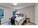 Light and airy bedroom with large windows, stylish décor, and ample closet space at 127 Bradshaw Park Dr, Woodstock, GA 30188