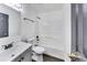 Bathroom featuring modern finishes, a shower and tub, and a clean aesthetic at 131 Turning Point, Stockbridge, GA 30281