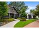 Charming commercial area with attractive restaurants, landscaping, and a welcoming sidewalk at 11715 Dancliff Trce, Alpharetta, GA 30009