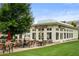 Outdoor seating area at the Indian Street Food restaurant provides ample dining space in a vibrant, landscaped setting at 11715 Dancliff Trce, Alpharetta, GA 30009