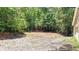 Open lot and driveway next to a home featuring stone siding, surrounded by lush trees at 257 Martin Ln, Canton, GA 30114