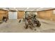 A garage featuring a vintage truck in need of repairs at 257 Martin Ln, Canton, GA 30114