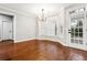 Bright dining area with natural light and access to the outdoors at 7160 Fawn Lake Dr, Alpharetta, GA 30005