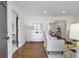 Bright and airy living room with gleaming hardwood floors and stylish decor at 1631 Dresden Ne Dr, Brookhaven, GA 30319