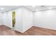 Home office space featuring hardwood flooring, recessed lighting, and a window for natural light at 8073 Ridge Vly, Woodstock, GA 30189