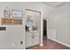 Cozy coffee station nook featuring decor, wooden accents, and coffee machines on countertop at 217 Springs Xing, Canton, GA 30114