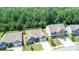 An aerial view of upscale homes, showcasing their architectural design and well-manicured lawns at 2844 Bluestone Sw Dr, Atlanta, GA 30331