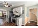 Efficient kitchen with stainless steel appliances and granite countertops at 3835 Conley Downs Dr, Decatur, GA 30034